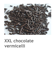 XXL chocolate vermicelli