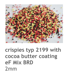 crispies typ 2199 with cocoa butter coating eF Mix BRD 2mm
