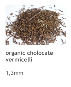 organic cholocate vermicelli  1,3mm