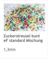 Zuckerstreusel bunt eF standard Mischung  1,3mm