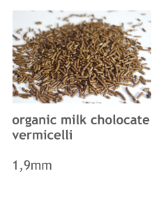 organic milk cholocate vermicelli  1,9mm