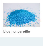 blue nonpareille