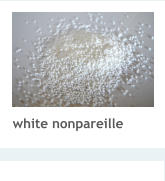 white nonpareille