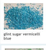 glint sugar vermicelli blue