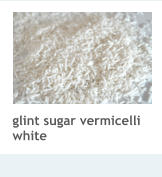 glint sugar vermicelli white