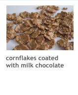 cornflakes coated with milk chocolate